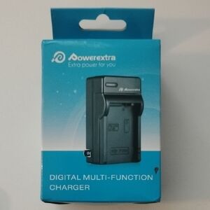 Black Digital Multi-Function Charger